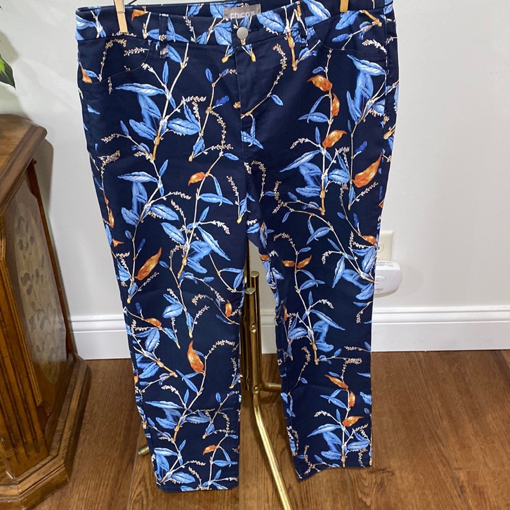 Chicos sz 2 print ankle hens
